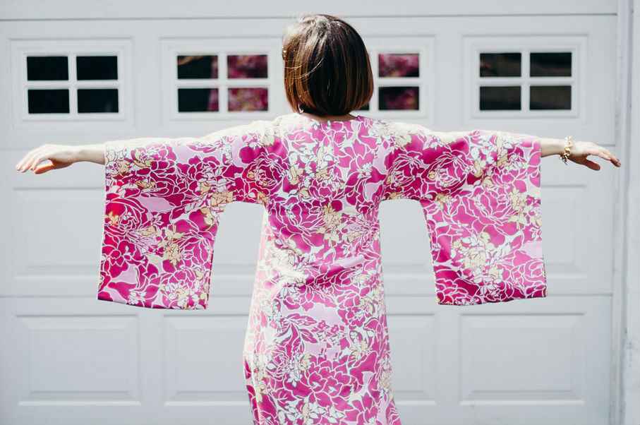 pink caftan