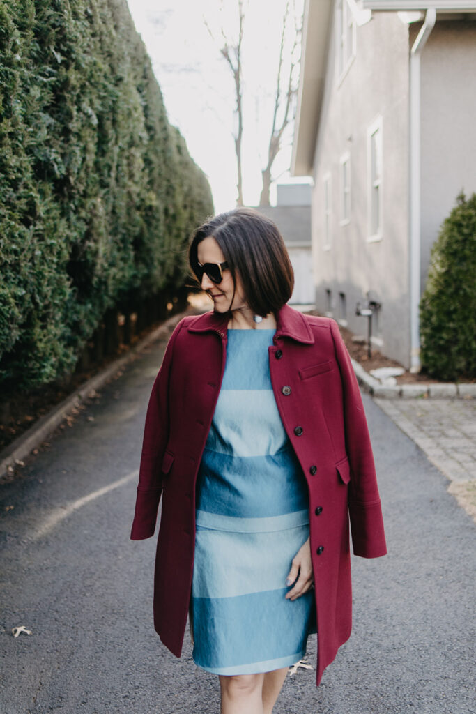 Blue Stripe Coordinating Outfit