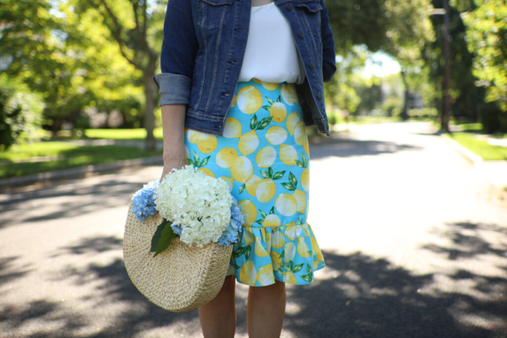 How to make a Botanical Print Skirt