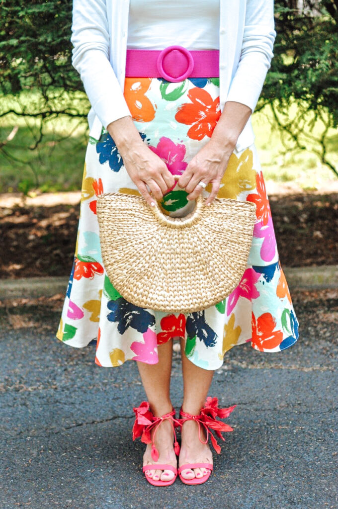 Bright Floral Skirt